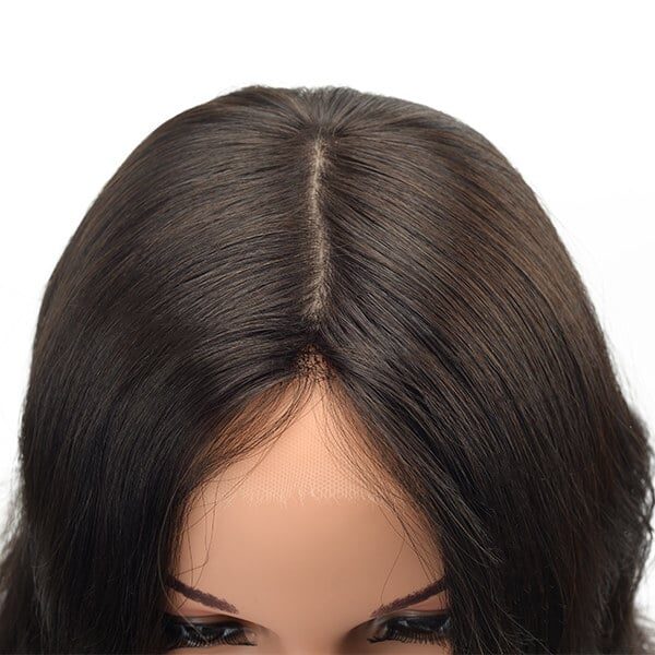 Middle length wavy high quality Kosher wig (1)