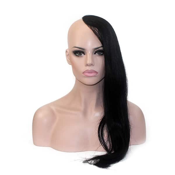 LW872 Thin Skin Half Wig Hair Replacement for Women (2)