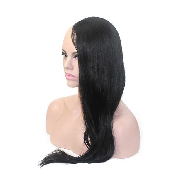 LW872 Thin Skin Half Wig Hair Replacement for Women (3)