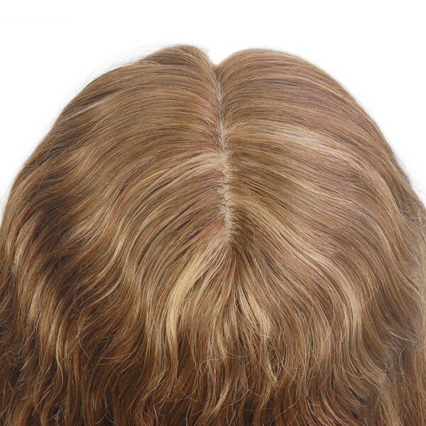 LT620 Human Hair Invisible Knots Silk Top Full Lace Wig (3)
