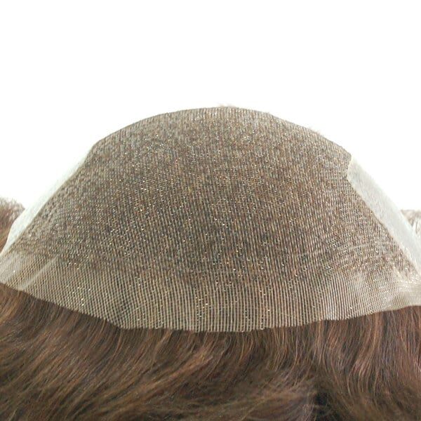 Mens hairpiece welded mono with NPU back sides (1)