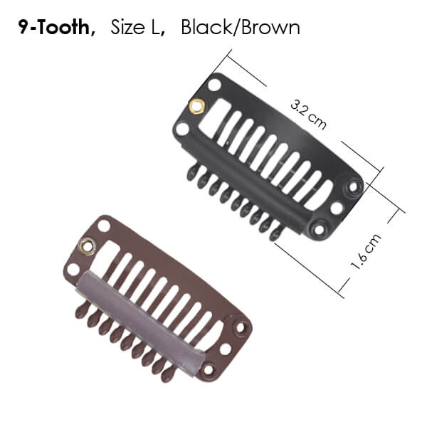 9-tooth wig clips-4