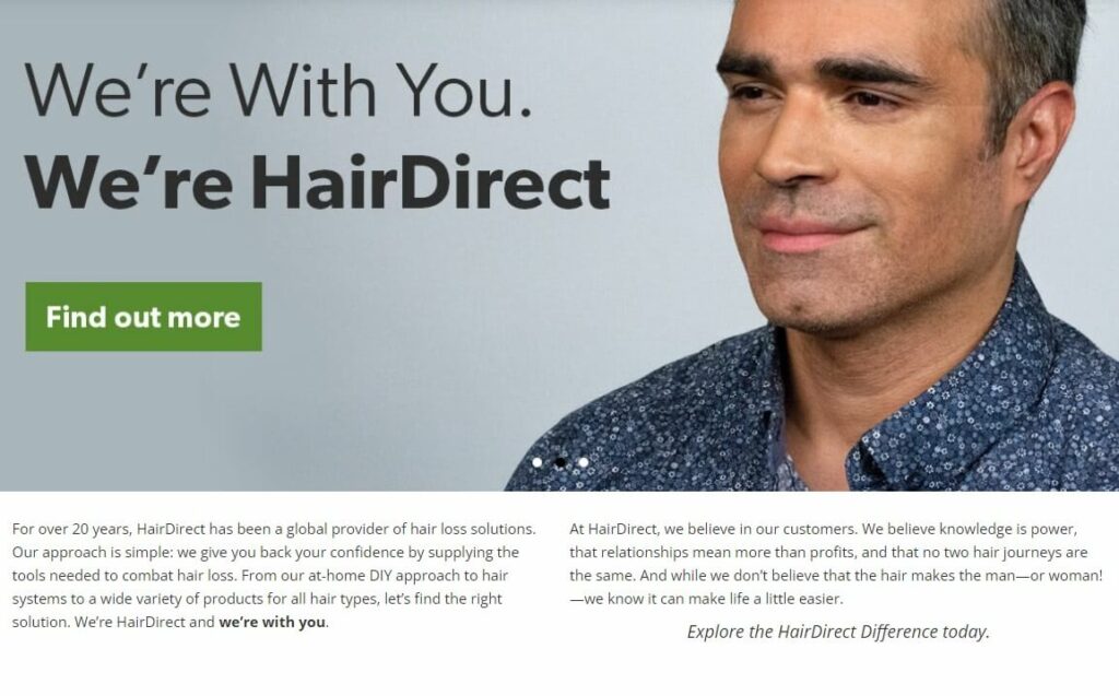 Hairdirect website closed