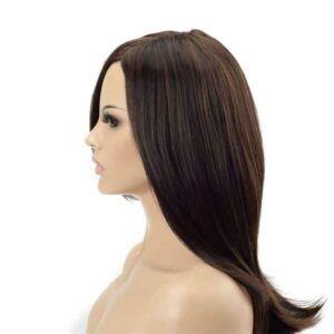 Dark-Hair-with-Golden-Highlights-Synthetic-Wiglet-6