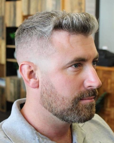 Grey-Short-Textured-Hair-for-Older-Man-with-thinning-hair