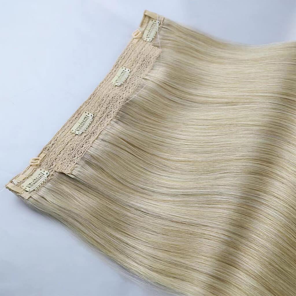 Halo-Hair-Extensions-Mixed-Blonde-Color-1