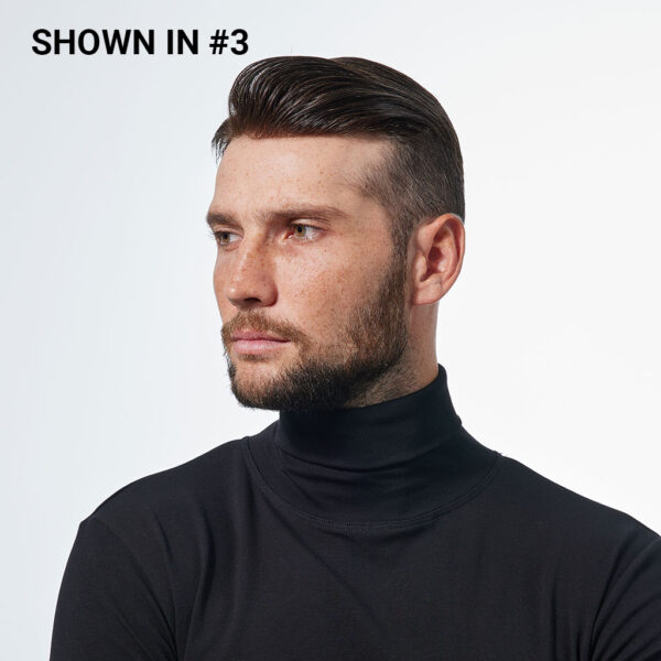 LIGHT 0.06mm Thin Skin Hair System for Men with V-Loops All Over (16)