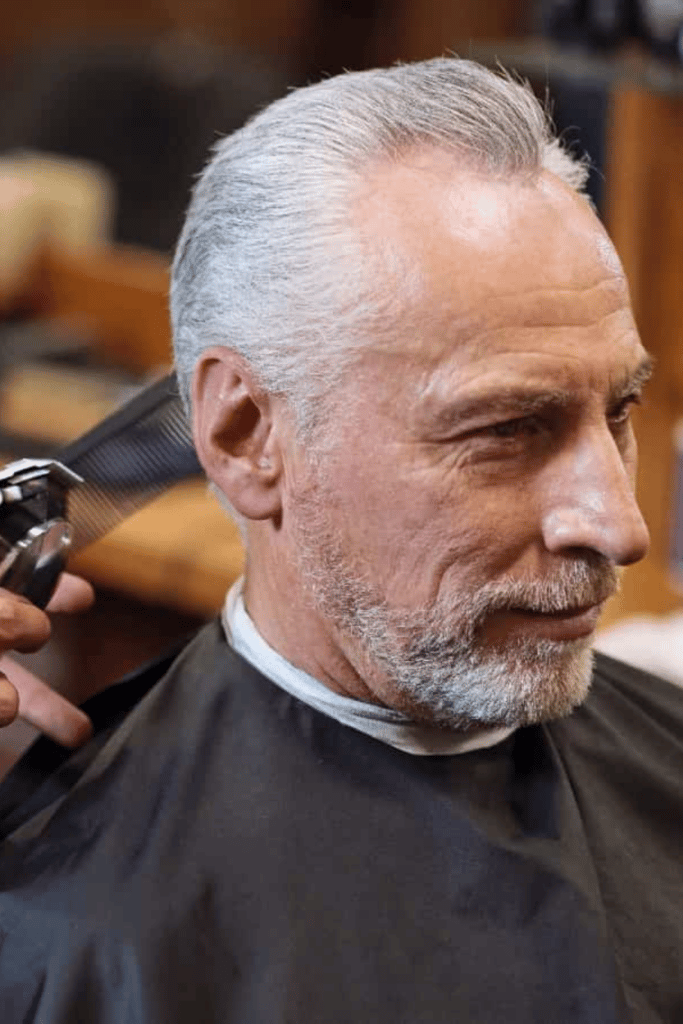 Pulled-Back-and-Trimmed-Sides-older-men-with-thinning-hair
