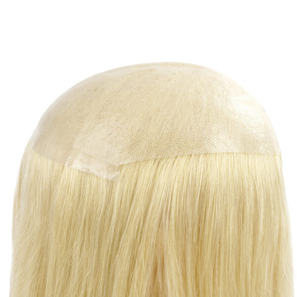 HS1W Women’s Toupee with Remy Hair and a Skin Base Wholesale (6)